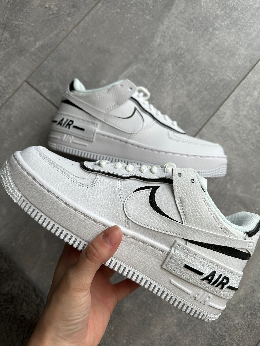 Nike Air force 1 Shadow Schwarz/Weiß