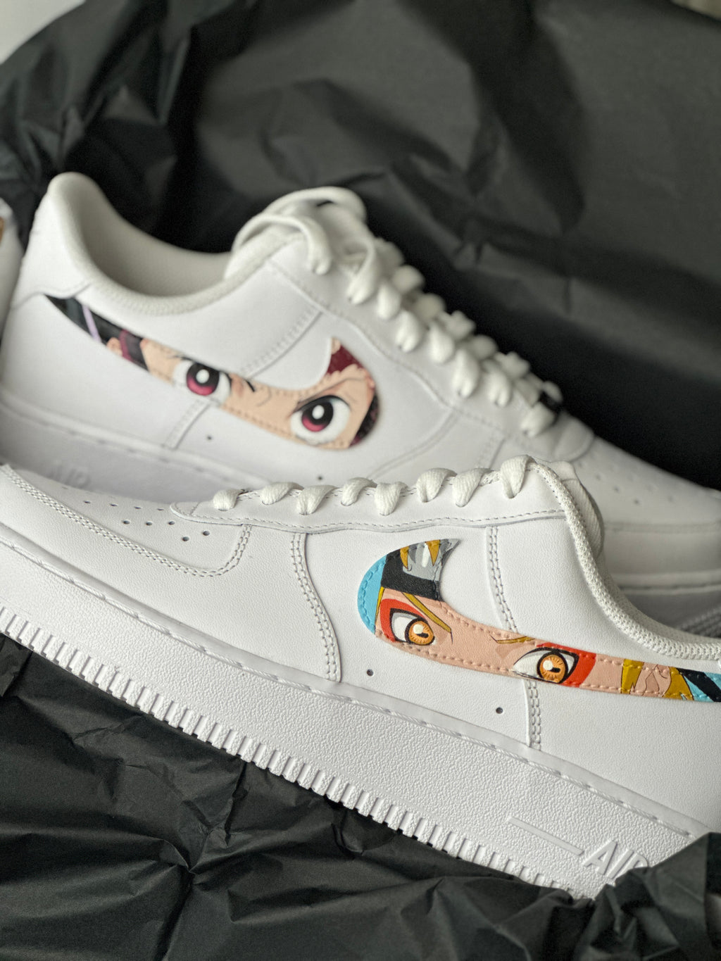 Customized Nike Air force 1 Naruto x Tanjiro