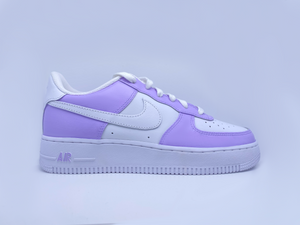 Customized Air force 1 Pastell Lila