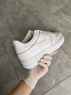 Air force 1 mit Goldener Kette