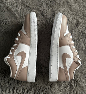 Customized Air Jordan 1 low Beige